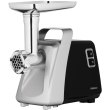 М'ясорубка Ardesto, 2100Вт, 2кг/хв, 3 решітки, насадка для ковбас, кеббе, томатів, 3 терки, бургер-прес, пластик, чорно-срібний