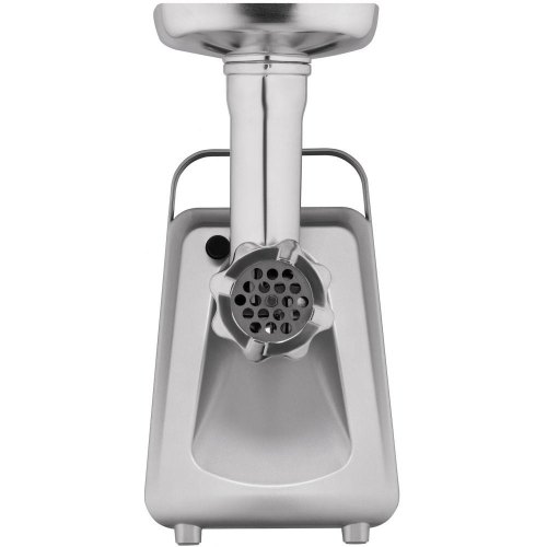 М'ясорубка Ardesto, 2100Вт, 2кг/хв, 3 решітки, насадка для ковбас, кеббе, томатів, 3 терки, бургер-прес, пластик, чорно-срібний