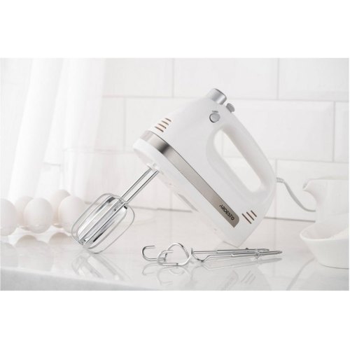 Міксер Ardesto ручний 300Вт, насадки-4, турборежим, білий