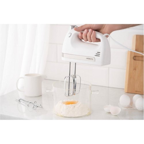Міксер Ardesto ручний 300Вт, насадки-4, турборежим, білий