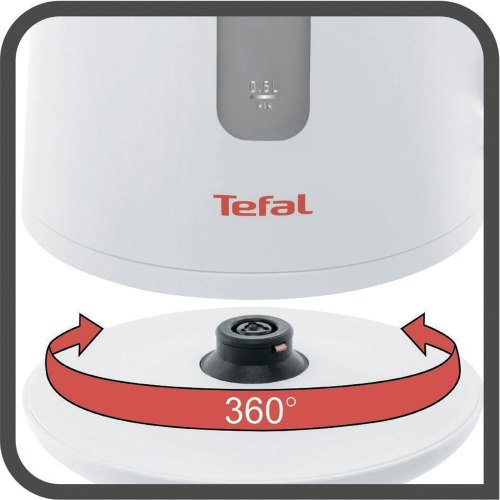 Електрочайник Tefal Element 1.7л, пластик, білий