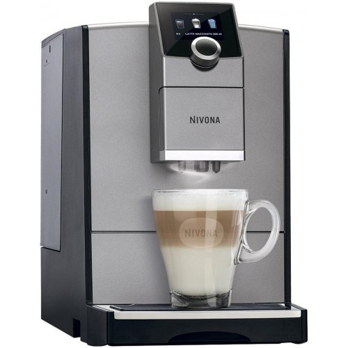 Кавомашина Nivona CafeRomatica 2.2л, зерно + мелена, автомат.капучинатор, авторецептів - 5, сіро - чорний