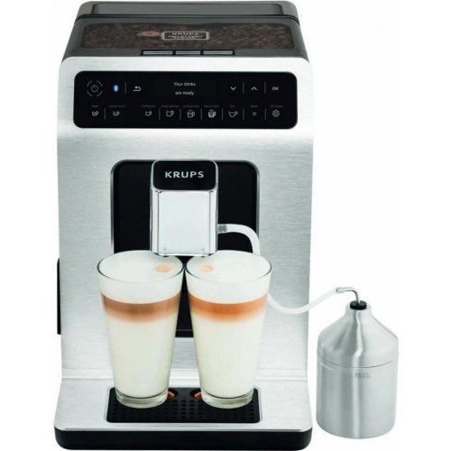 Кавомашина Krups Evidence 2.3л, зерно, автомат.капучинатор, дисплей, авторецептів - 11, сенсор.керування, сіро-чорний