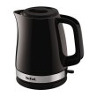 Електрочайник Tefal Delfini 1.7л, пластик, сріблясто-чорний (KO150F30)
