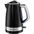 Електрочайник Russell Hobbs Structure 1.7л, пластик, чорно-сріблястий