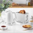 Електрочайник Russell Hobbs Structure, 1.7л, пластик, підсвічування, біло-сріблястий