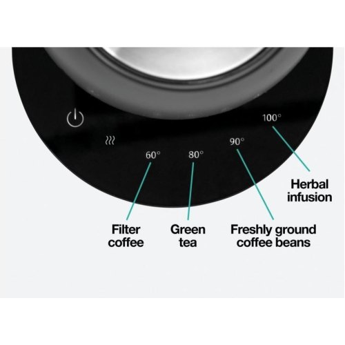 Електрочайник Gorenje 1.7л, подвійні стінки, LED дисплей, Strix контроль, чорний