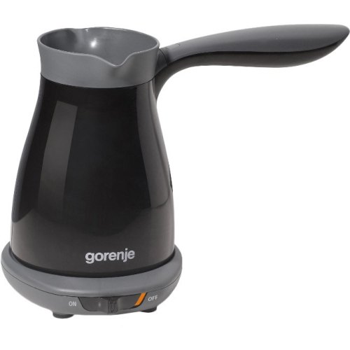 Кавоварка Gorenje електротурка 0.33л, мелена, на 2 чашки, чорний