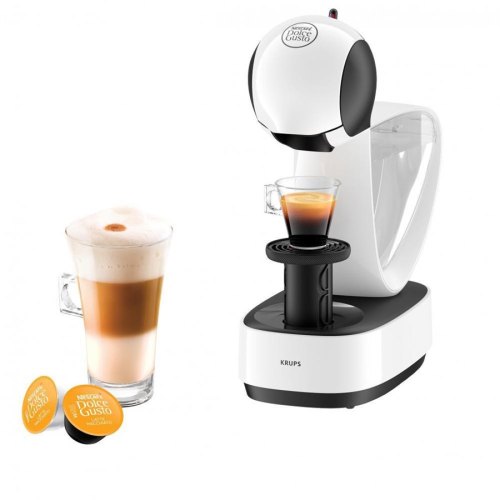 Кавоварка Krups капсульна Infinissima, 1.2л, капсули NESCAFE Dolce Gusto, білий