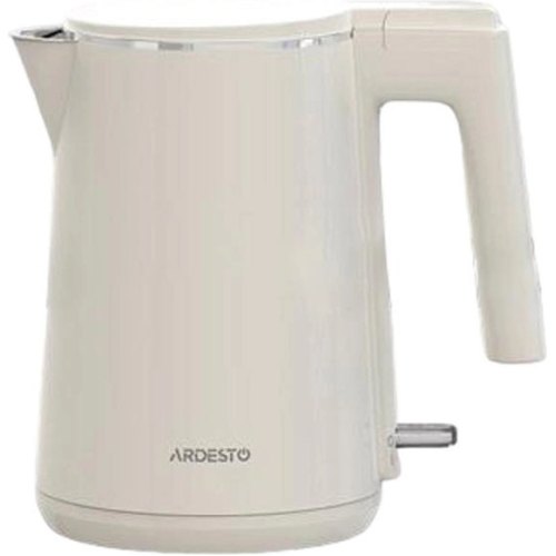 Електрочайник Ardesto 1л, Strix, подвійні стінки, бежевий