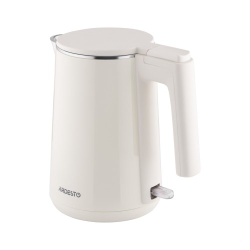 Електрочайник Ardesto 1л, Strix, подвійні стінки, бежевий