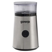 Кавомолка Gorenje роторна 150Вт, об'єм зерен-60г, метал, чорно-сріблястий