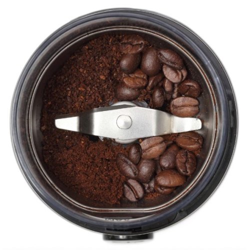 Кавомолка Gorenje роторна 150Вт, об'єм зерен-60г, метал, чорно-сріблястий