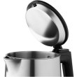 Електрочайник Ardesto Steel Collection 1.7л, Strix, LED дисплей, подвійні стінки, сріблястий