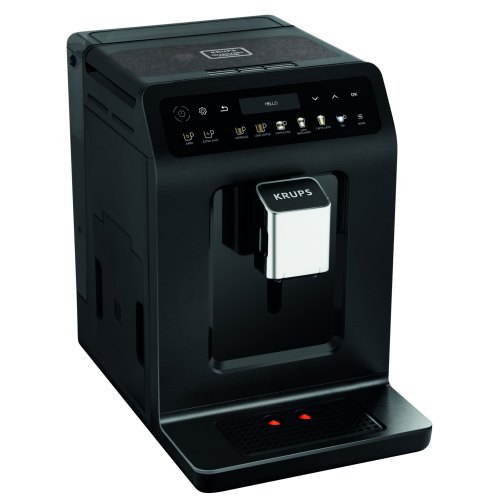 Кавомашина Krups Evidence Plus Titanium 2.3л, зерно, автомат.капучинатор, ОLED диспл, аторец. - 19, чорний