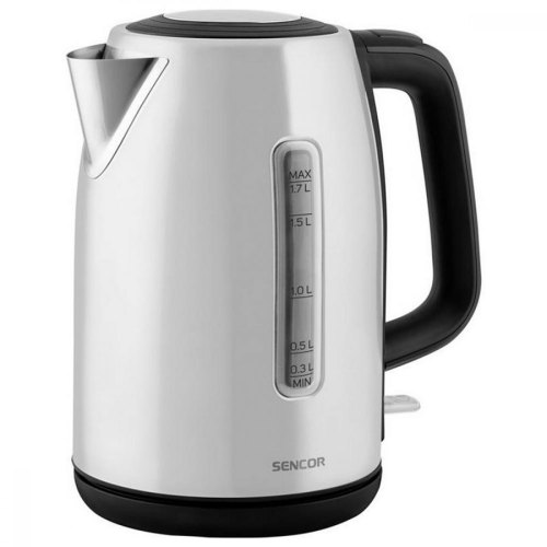 Електрочайник Sencor 1.7л, Strix, метал, білий матовий