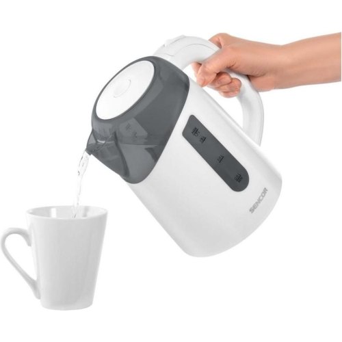 Електрочайник Sencor 1.7л, Strix, пластик, білий