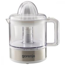 Соковитискач Gorenje цитрус-прес 30Вт, чаша-0.8л, пластик/метал, білий