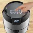 Мультипіч Tefal Easy Fry Deluxe, 1500Вт, чаша-4.2л, сенсорне керув., від 80°C до 200°C нержавіюча сталь, чорний