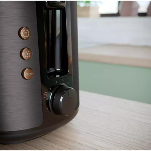 Тостер  Philips Viva Collection 950Вт, нержав., підігрів,разморозка