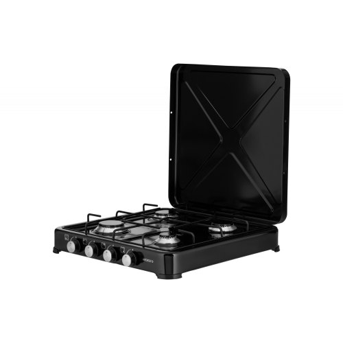 Плитка настільна Ardesto газова, тип газу LPG, комфорок - 4, чорний