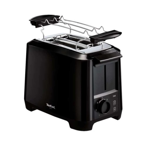 Тостер Tefal Uno 800Вт, пластик, чорний