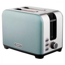 Тостер Ardesto Mint Harmony 800Вт, метал, м'ятно-сріблястий