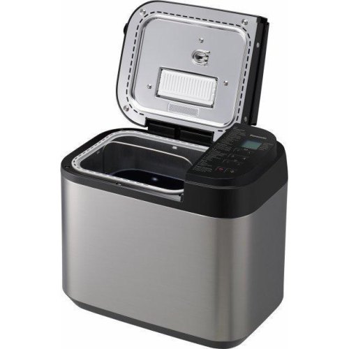 Хлібопічка Panasonic 550Вт, програм-1.25, макс.ваг -1.25кг, форма-прямокутник, метал, чорний