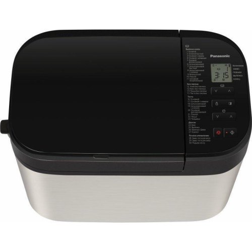 Хлібопічка Panasonic 550Вт, програм-1.25, макс.ваг -1.25кг, форма-прямокутник, метал, чорний