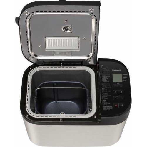 Хлібопічка Panasonic 550Вт, програм-1.25, макс.ваг -1.25кг, форма-прямокутник, метал, чорний