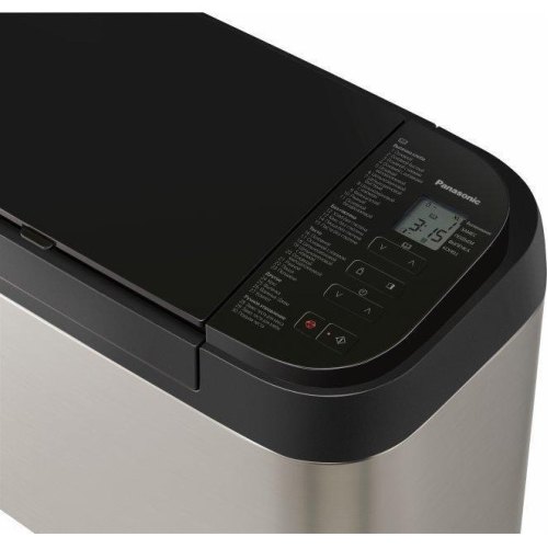Хлібопічка Panasonic 550Вт, програм-1.25, макс.ваг -1.25кг, форма-прямокутник, метал, чорний