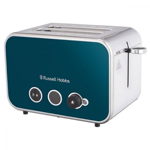 Тостер Russell Hobbs Distinctions 2-Slice 1670Вт, підігрів, розморожування, пластик, синій