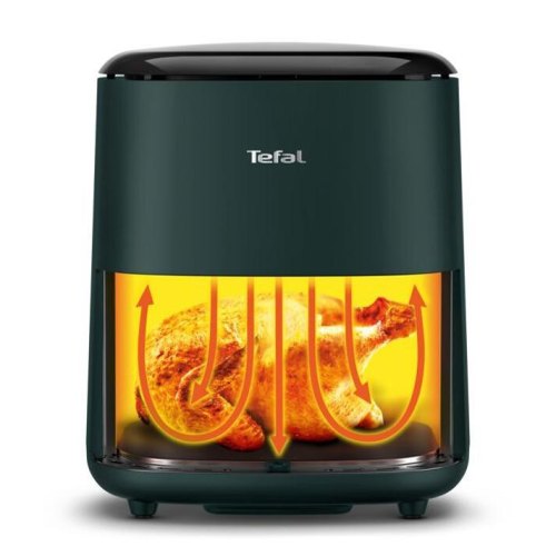 Мультипіч Tefal Easy Fry Max, 1500Вт, чаша-5л, сенсорне керув., 10 програм, пластик, чорний