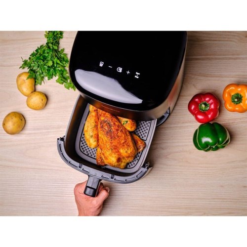 Мультипіч Tefal Easy Fry Max, 1500Вт, чаша-5л, сенсорне керув., 10 програм, пластик, чорний