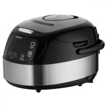 Мультиварка Ardesto, 860Вт, чаша-5л, електронне керування, корзина для фритюру,  метал/пластик, сріблястий