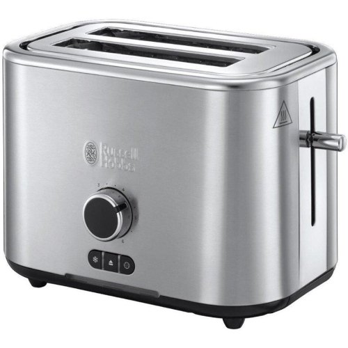 Тостер Russell Hobbs Welocity 2400Вт, піддон для крихт, підігрів, метал