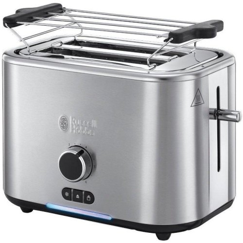 Тостер Russell Hobbs Welocity 2400Вт, піддон для крихт, підігрів, метал