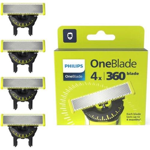 Тример PHILIPS QP440/50 OneBlade Плаваюче лезо, 4 шт