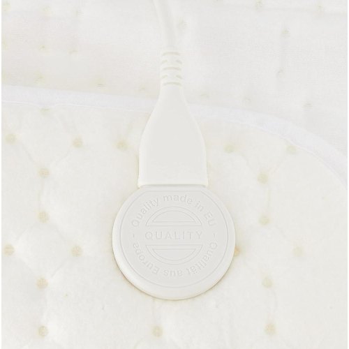 Електропростирадло Beurer, від мережі, 150х80см, 60Вт, 3 режими, бавовна, фліс, білий