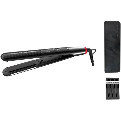 Випрямляч Rowenta x Karl Lagerfeld K/Pro Stylist Straightener, 140-210С, дисплей, іонізація, кейс, кераміка, чорний