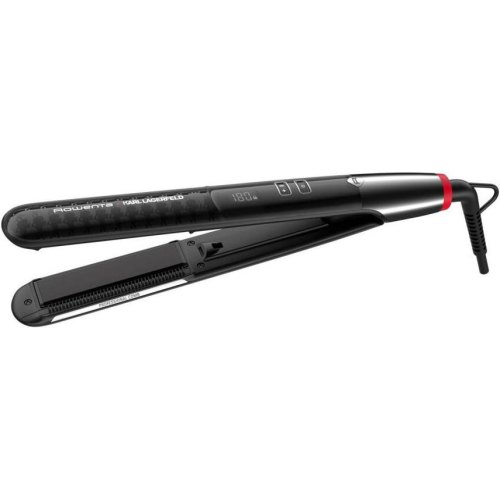 Випрямляч Rowenta x Karl Lagerfeld K/Pro Stylist Straightener, 140-210С, дисплей, іонізація, кейс, кераміка, чорний