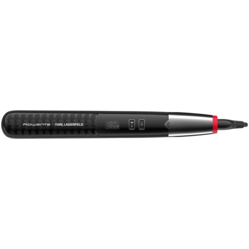 Випрямляч Rowenta x Karl Lagerfeld K/Pro Stylist Straightener, 140-210С, дисплей, іонізація, кейс, кераміка, чорний