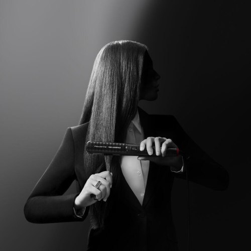 Випрямляч Rowenta x Karl Lagerfeld K/Pro Stylist Straightener, 140-210С, дисплей, іонізація, кейс, кераміка, чорний