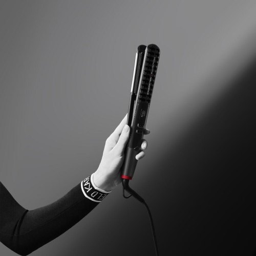 Випрямляч Rowenta x Karl Lagerfeld K/Pro Stylist Straightener, 140-210С, дисплей, іонізація, кейс, кераміка, чорний