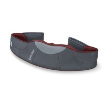 Масажний пояс Beurer для шиї, спини, ніг, від мережі, вага-1.68кг, 3 режима, підігрів, сіро-червоний
