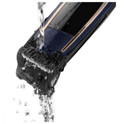 Тример Babyliss, для бороди і вусів, мережа+акум., вібраційний мотор, насадок-1, сталь, синій