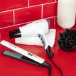 Фен+випрямляч Remington набір Shine Therapy, 2300Вт, 3 режими, дифузор,щипці для волосся(150-230°С,кераміка), біло-блакитний