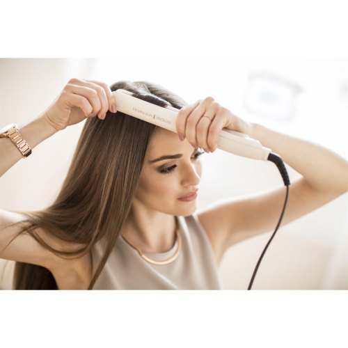 Випрямляч Remington ProLuxe, 52Вт, темп.режимів-10, 150-230С, дисплей, кераміка, рожево- золотий