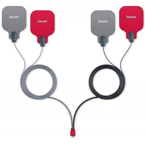Електростимулятор Beurer для м'язів, акумулятор, вага - 0.125кг, 64 програми, розігрів, чорний