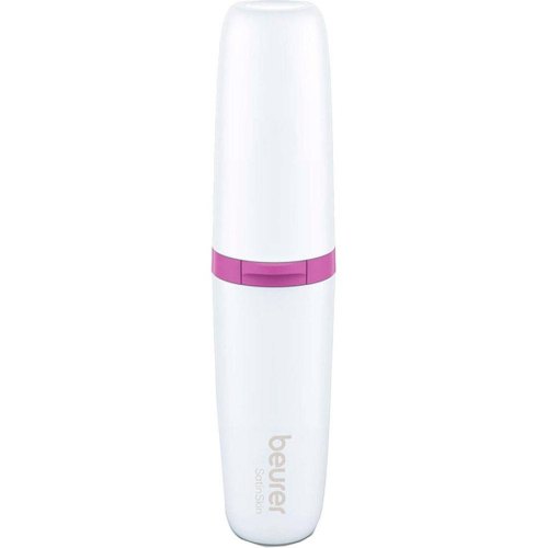 Тример Beurer для носа, вух та брів, жіночий, ААx1, насадок-2, сталь, біло-рожевий
